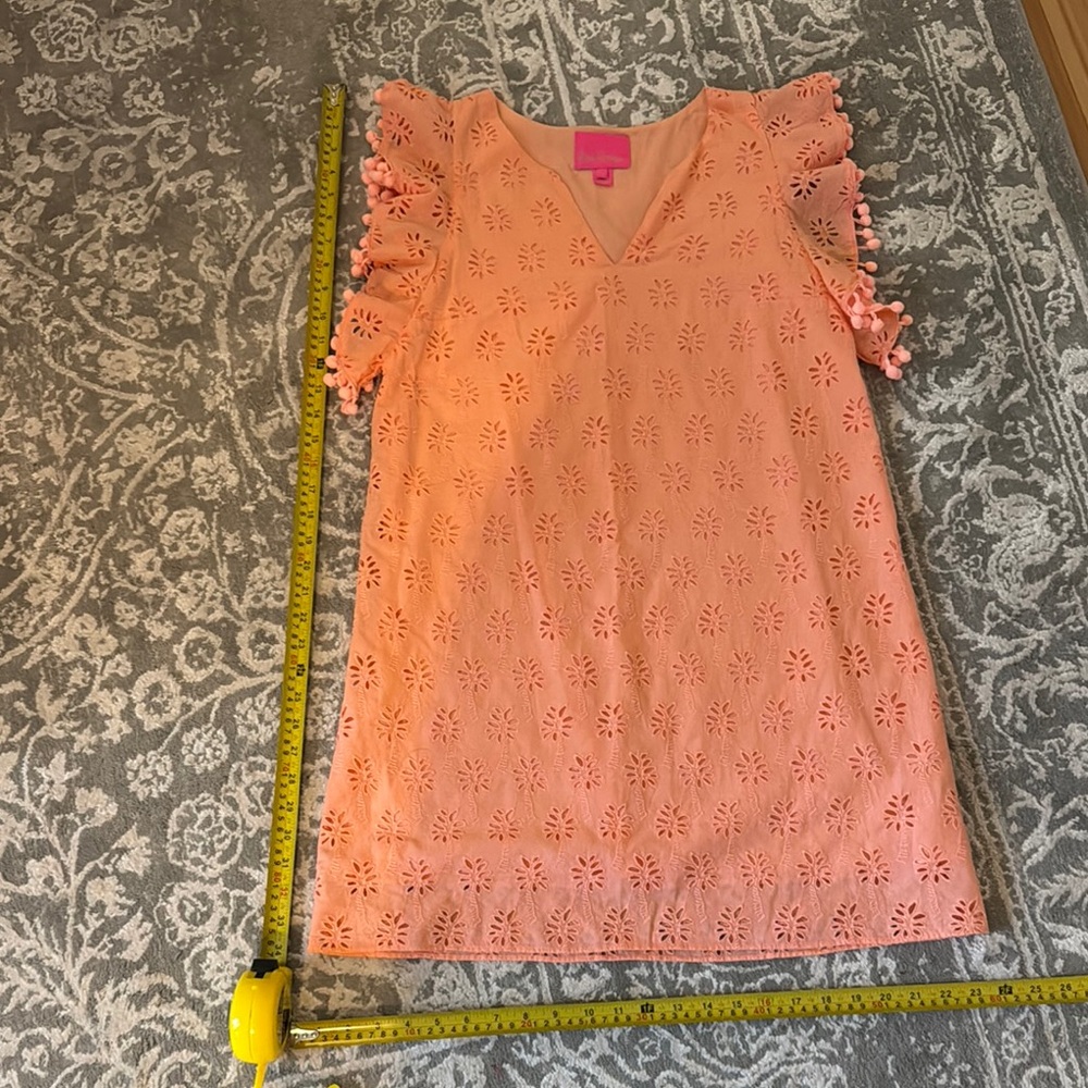 Lilly Pulitzer Orange Eyelet Dress